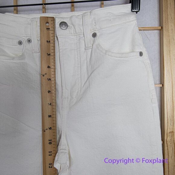 NEW Madewell The High-Rise‎ Perfect Vintage Jean in Tile White, 23 - Picture 8 of 16